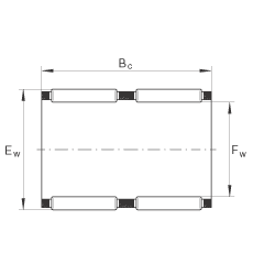 滾針及保持架組件 K24X30X31-ZW, 根據(jù) DIN 5405-1/ ISO 3030 標準，雙列