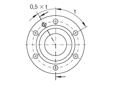 推力角接觸球軸承 ZKLF1560-2Z, 雙向，螺釘安裝，兩側(cè)間隙密封